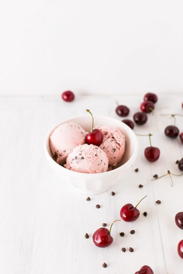 Dairy-Free Cherry Chocolate Gelato